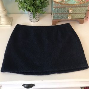 GAP Wool Navy Mini Skirt